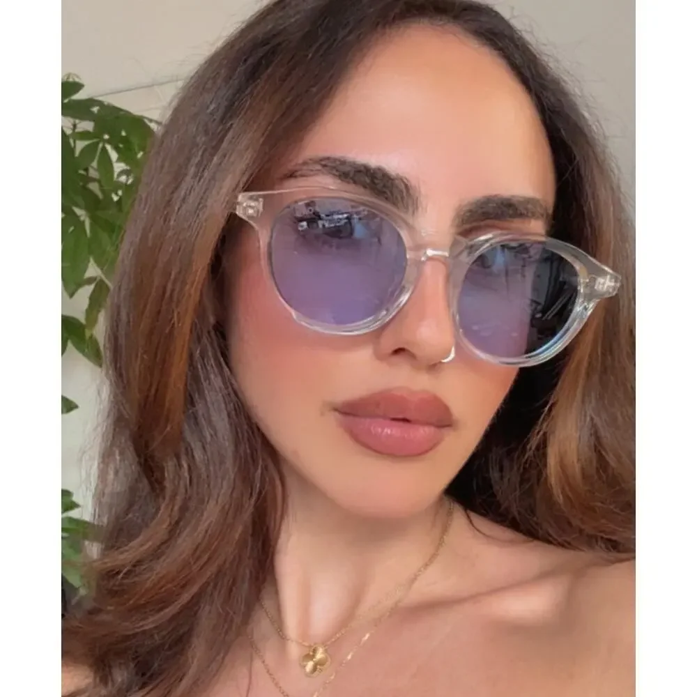 NEW Tom Ford FT1123-D Sunglasses in Clear Blue Lens $490